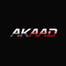 A sleek and modern logo design showcasing the name 'AKAD'