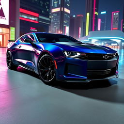 A stunning concept car design featuring a modern Camaro and Challenger fusion for the year 2026