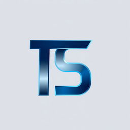 A sleek and modern logo design featuring the letters 'TS'
