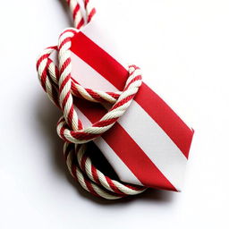 A unique American tie designed to look like a noose