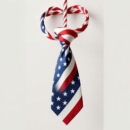 An American tie designed to look like a noose