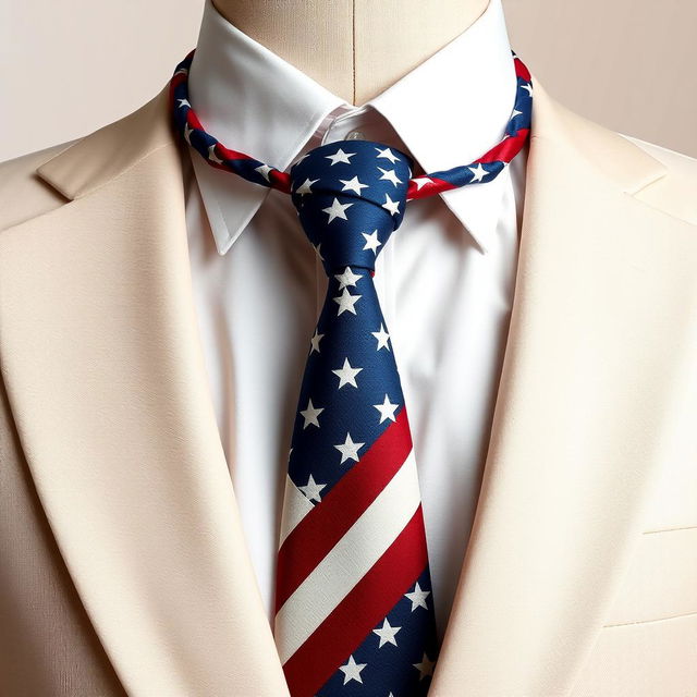 An American tie designed to look like a noose