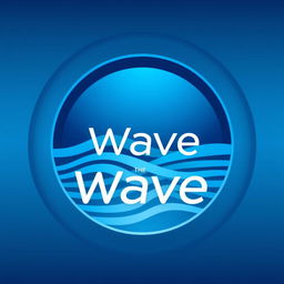 A modern circular logo reflecting the channel name 'Wave'