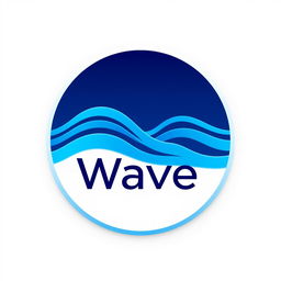 A modern circular logo reflecting the channel name 'Wave'