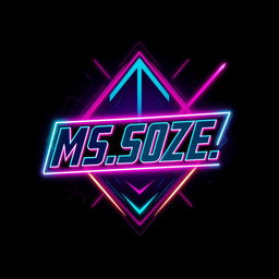 A sleek and modern phone wallpaper featuring the text 'MS