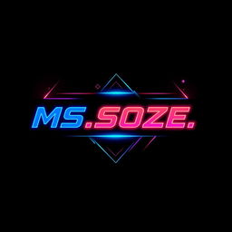 A sleek and modern phone wallpaper featuring the text 'MS