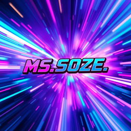 A vibrant phone wallpaper featuring the text 'MS