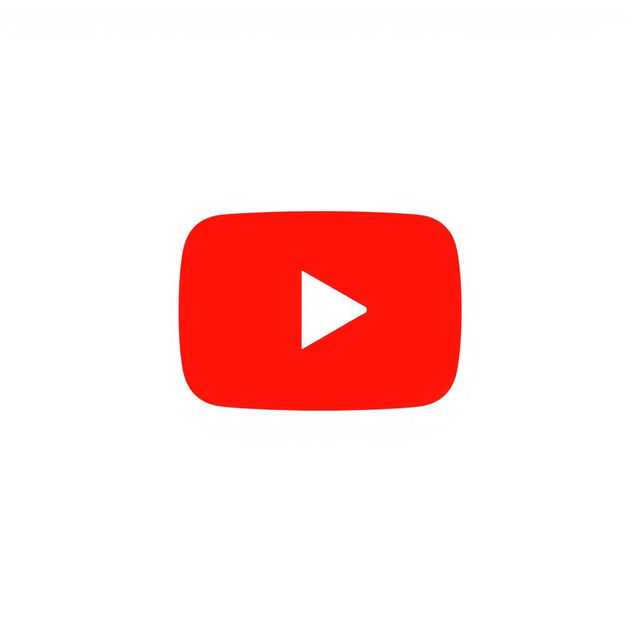 A modern logo design featuring a creative integration of the YouTube logo and the letter 'E'