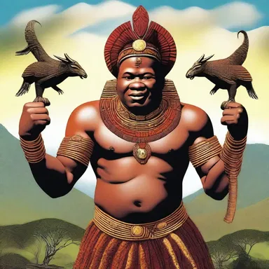 According to Swazi mythology, the creator god shaped the world and all its creatures.