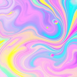 A vibrant and colorful abstract background featuring a blend of soft pastel shades mixed with bold neon colors
