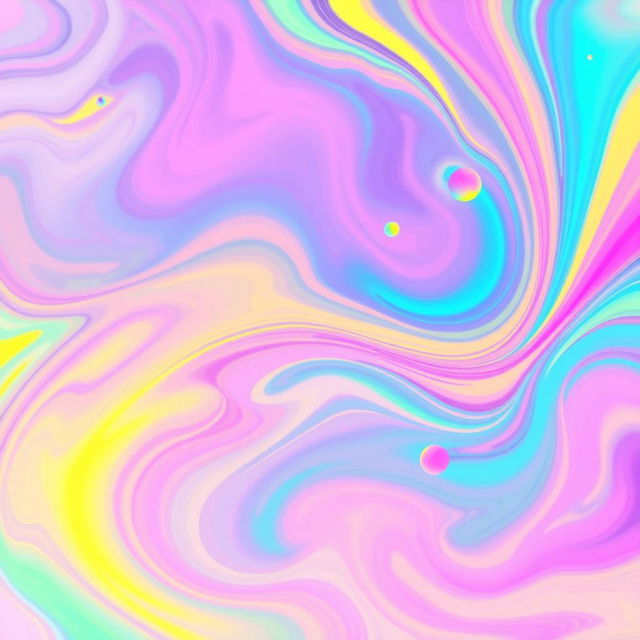A vibrant and colorful abstract background featuring a blend of soft pastel shades mixed with bold neon colors