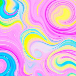 A vibrant and colorful abstract background featuring a blend of soft pastel shades mixed with bold neon colors