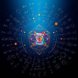 A visually striking representation of algebraic geometry as the central theme of pure mathematics