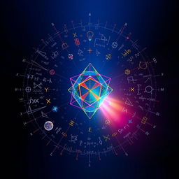 A visually striking representation of algebraic geometry as the central theme of pure mathematics