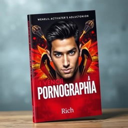 A striking e-book cover design themed around "Venci a Pornografia" (I Overcame Pornography)