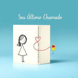Book cover design for a novel titled 'Seu Último Chamado'