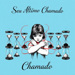 A beautiful visual representation featuring a blue background with the phrase 'Seu Último Chamado' displayed prominently in an elegant font