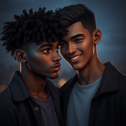 A poignant portrayal of a forbidden romance between two young black men
