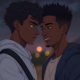 A poignant portrayal of a forbidden romance between two young black men