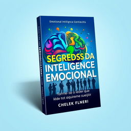 A striking ebook cover design for the title 'Segredos da Inteligência Emocional: Torne-se o Líder que Todos Querem Seguir'