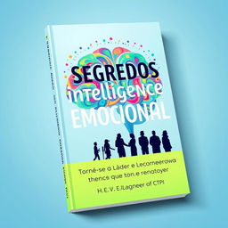 A striking ebook cover design for the title 'Segredos da Inteligência Emocional: Torne-se o Líder que Todos Querem Seguir'