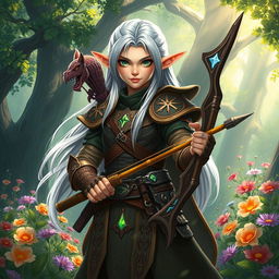 A unique and striking character design, inspired by fantasy themes