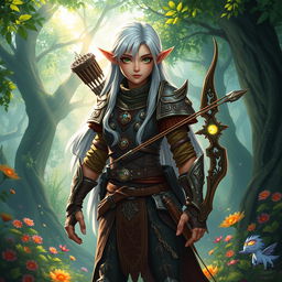 A unique and striking character design, inspired by fantasy themes