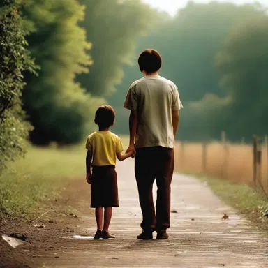 In the heartwarming film, a lonely child finds solace and happiness when a kind stranger shows him tlc.