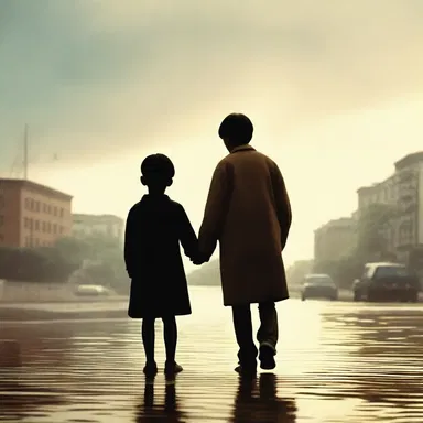 In the heartwarming film, a lonely child finds solace and happiness when a kind stranger shows him tlc.