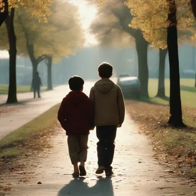 In the heartwarming film, a lonely child finds solace and happiness when a kind stranger shows him tlc.
