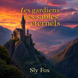 A captivating book cover for 'Les gardiens des sables éternels' by Sly Fox