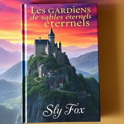 A captivating book cover for 'Les gardiens des sables éternels' by Sly Fox