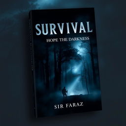 A captivating book cover for the title 'Survival: Hope in the Darkness' by Sir Faraz