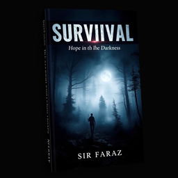 A captivating book cover for the title 'Survival: Hope in the Darkness' by Sir Faraz