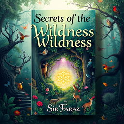 A captivating book cover design for the title "Secrets of the Wildness" by Sir Faraz (2025)