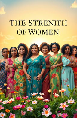 A powerful and inspiring scene representing 'The Strength of Women'