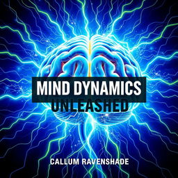 A realistic image of a vibrant brain intertwined with electric energy, surrounded by abstract patterns that symbolize thought and creativity