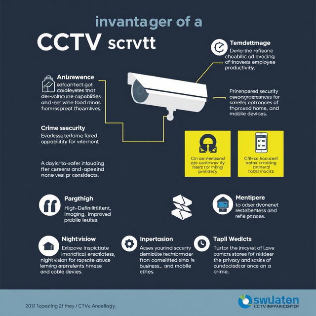 The advantages of CCTV camera systems, including enhanced security, crime deterrence, real-time monitoring capabilities, evidence collection for investigations, and improved employee productivity