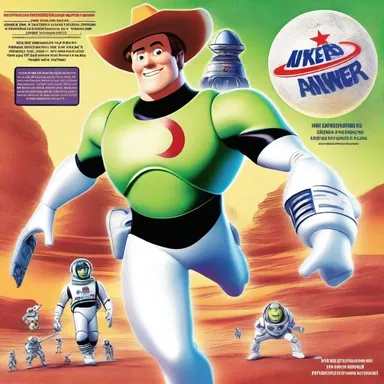 The texan space ranger embarked on an intergalactic journey to save the universe from an alien invasion.