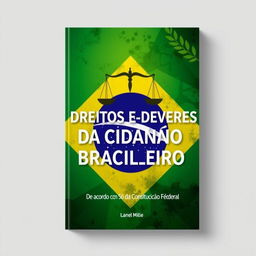 A book cover design featuring the title 'Direitos e Deveres do Cidadão Brasileiro: De Acordo com o Artigo 5º da Constituição Federal'