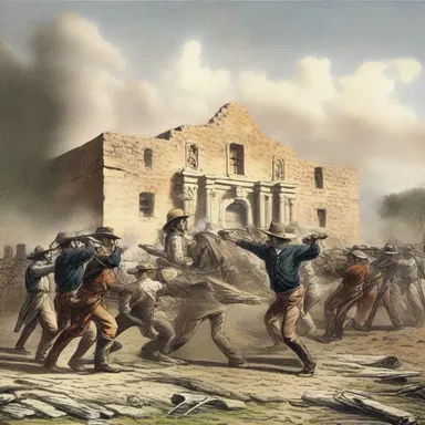 The battle of the Alamo in 1836 is a significant event in texan history, symbolizing the fight for independence from Mexico.