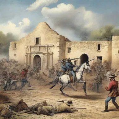 The battle of the Alamo in 1836 is a significant event in texan history, symbolizing the fight for independence from Mexico.
