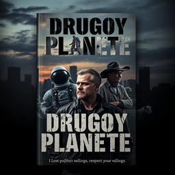 A book cover design featuring a moody and dramatic scene that reflects the internal struggles of Phill, a man who has lost everything he once valued