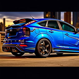 A custom-tuned 2010 Ford Focus 1