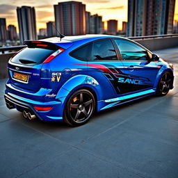 A custom-tuned 2010 Ford Focus 1