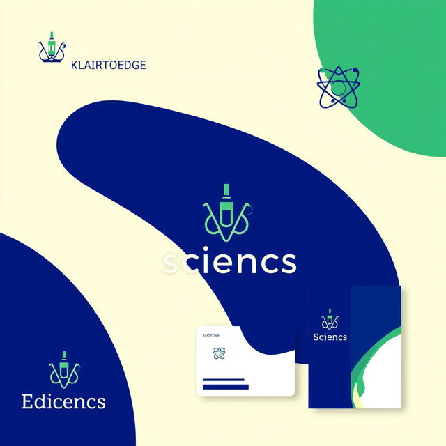 A modern and professional design for the identity of a private college focused on sciences