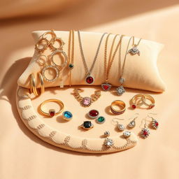 A curated collection of stylish accessories displayed elegantly