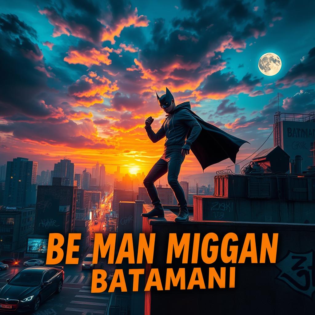 A captivating and dynamic scene that reflects the essence of the song "Be Man Migan Batmani"