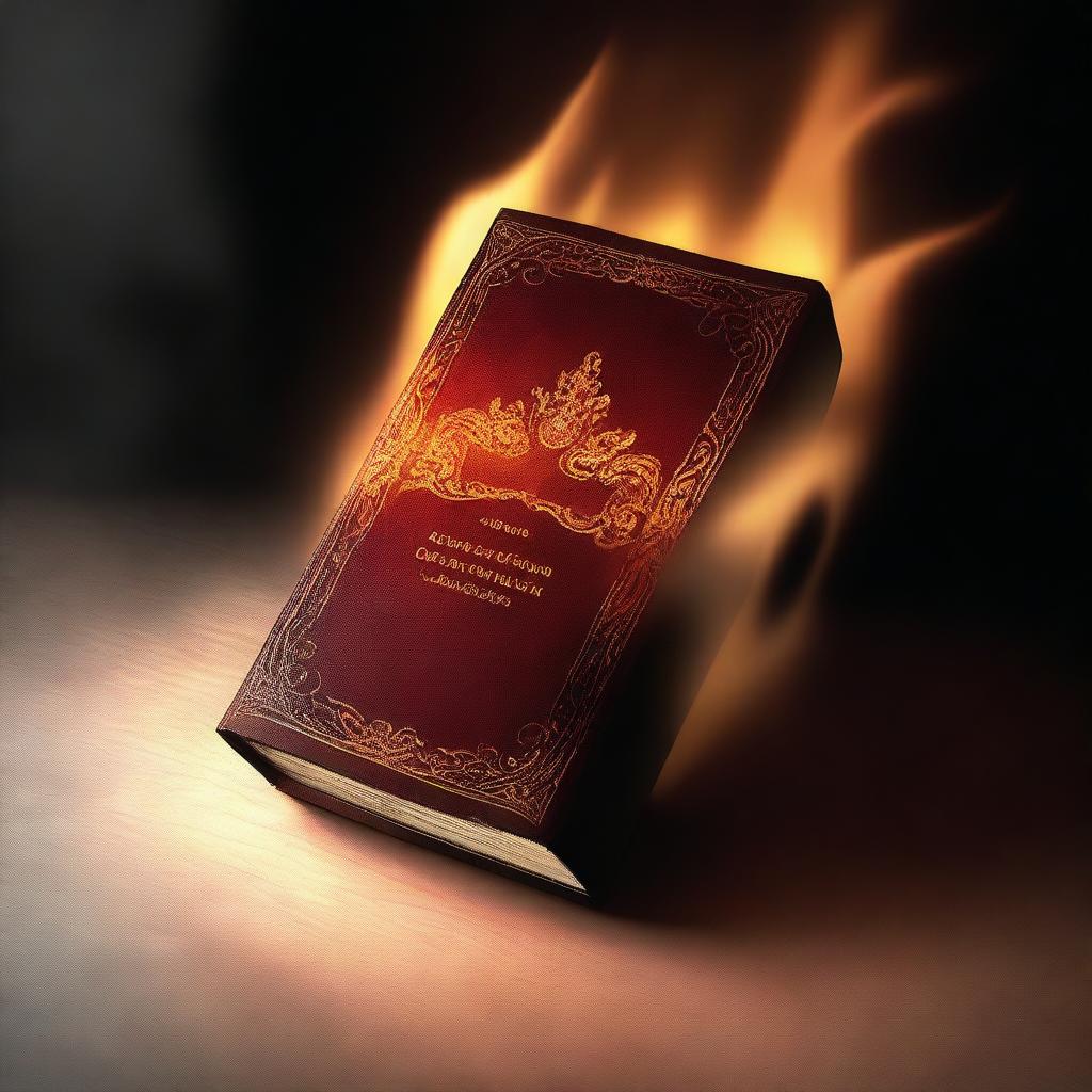 A high-quality digital art image depicting the back cover of a book