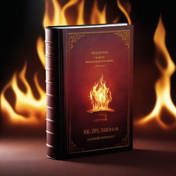 A high-quality digital art image depicting the back cover of a book